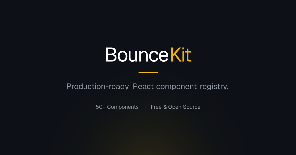 Components — Bounce Kit — Bounce Kit